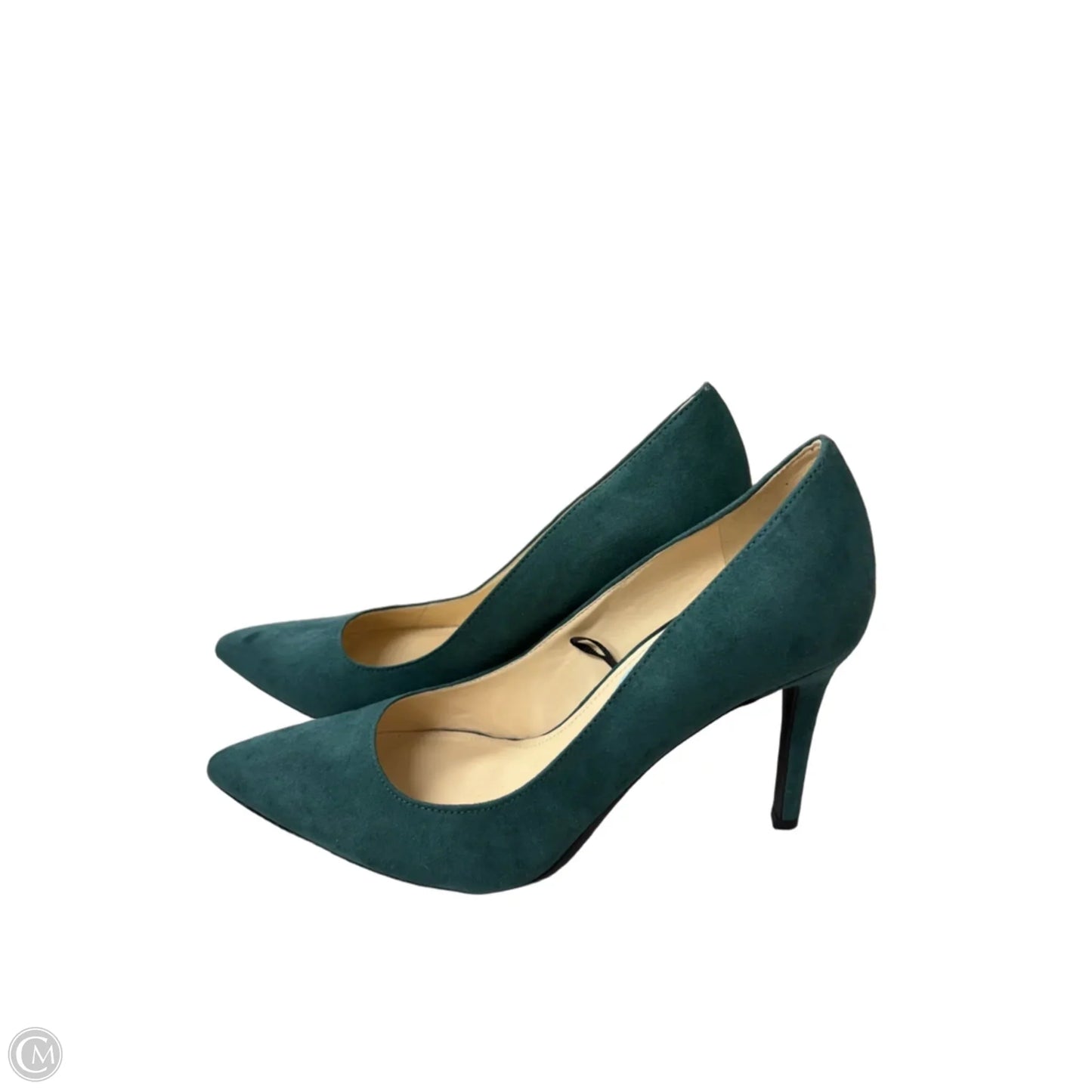 Shoes Heels Stiletto By Nine West In Green, Size: 8.5