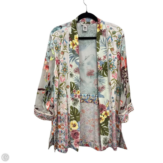 Kimono By John Mark In Floral Print, Size: M