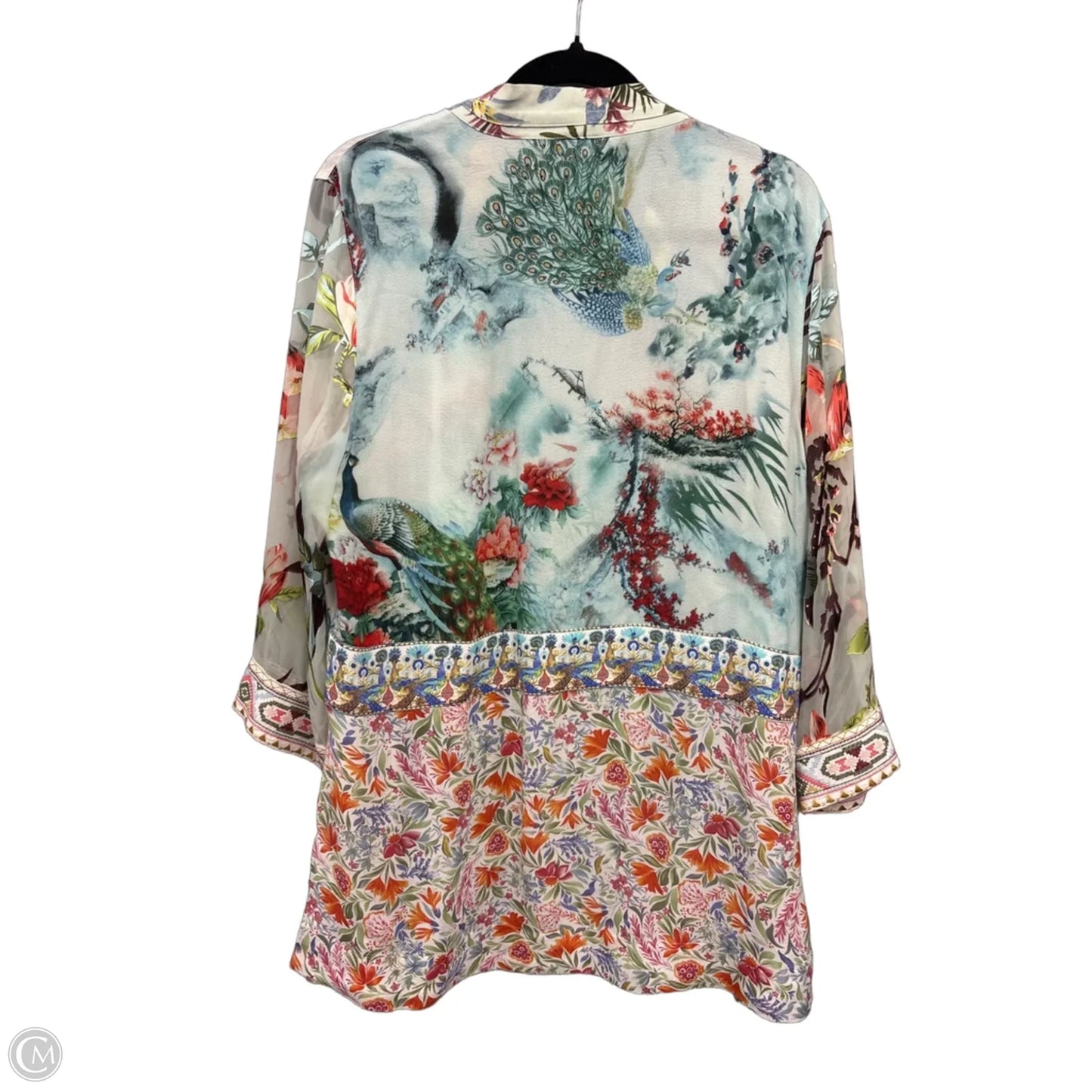 Kimono By John Mark In Floral Print, Size: M