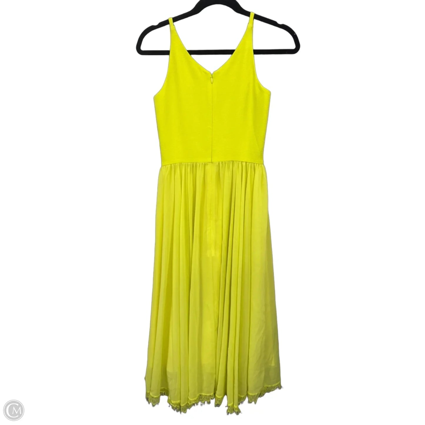 Dress Casual Midi By Dress The Population In Yellow, Size: Xs