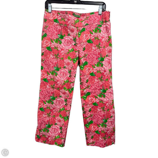 Pants Designer By Lilly Pulitzer In Floral Print, Size: 6