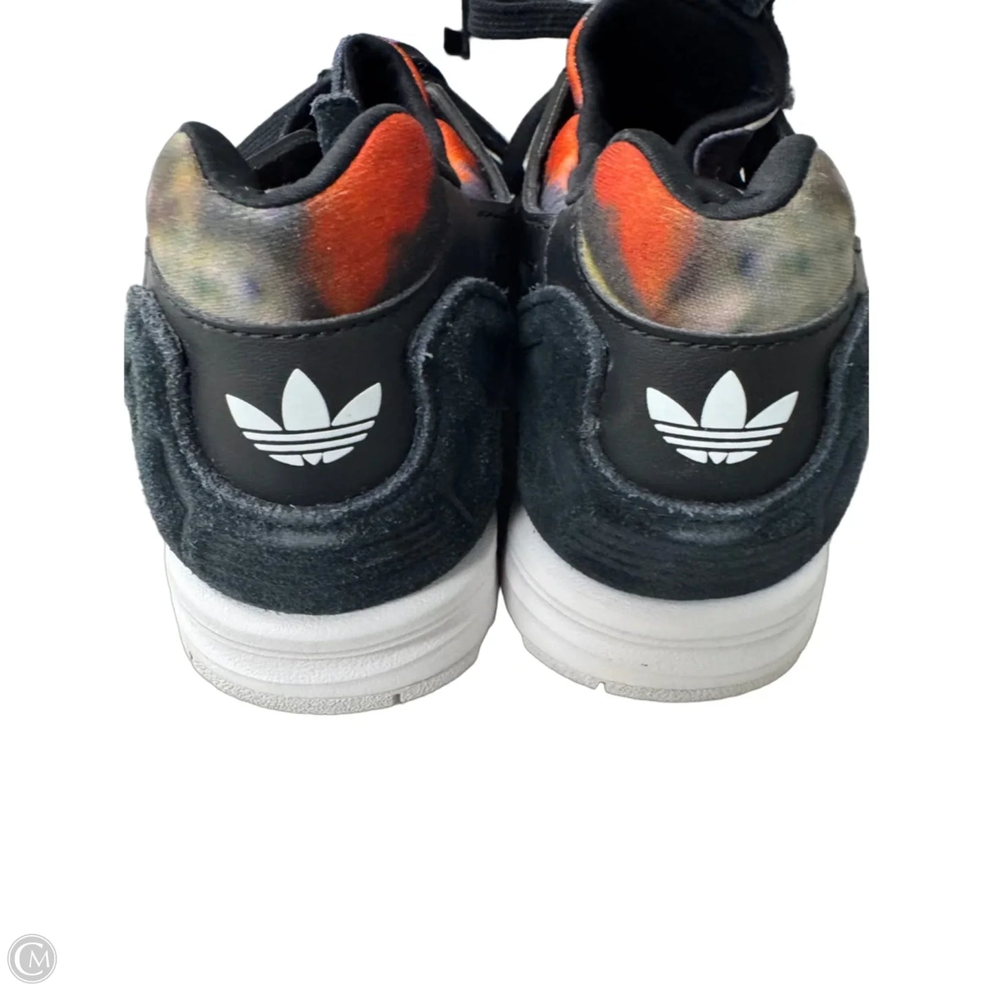 Shoes Athletic By Adidas In Black & Orange, Size: 7