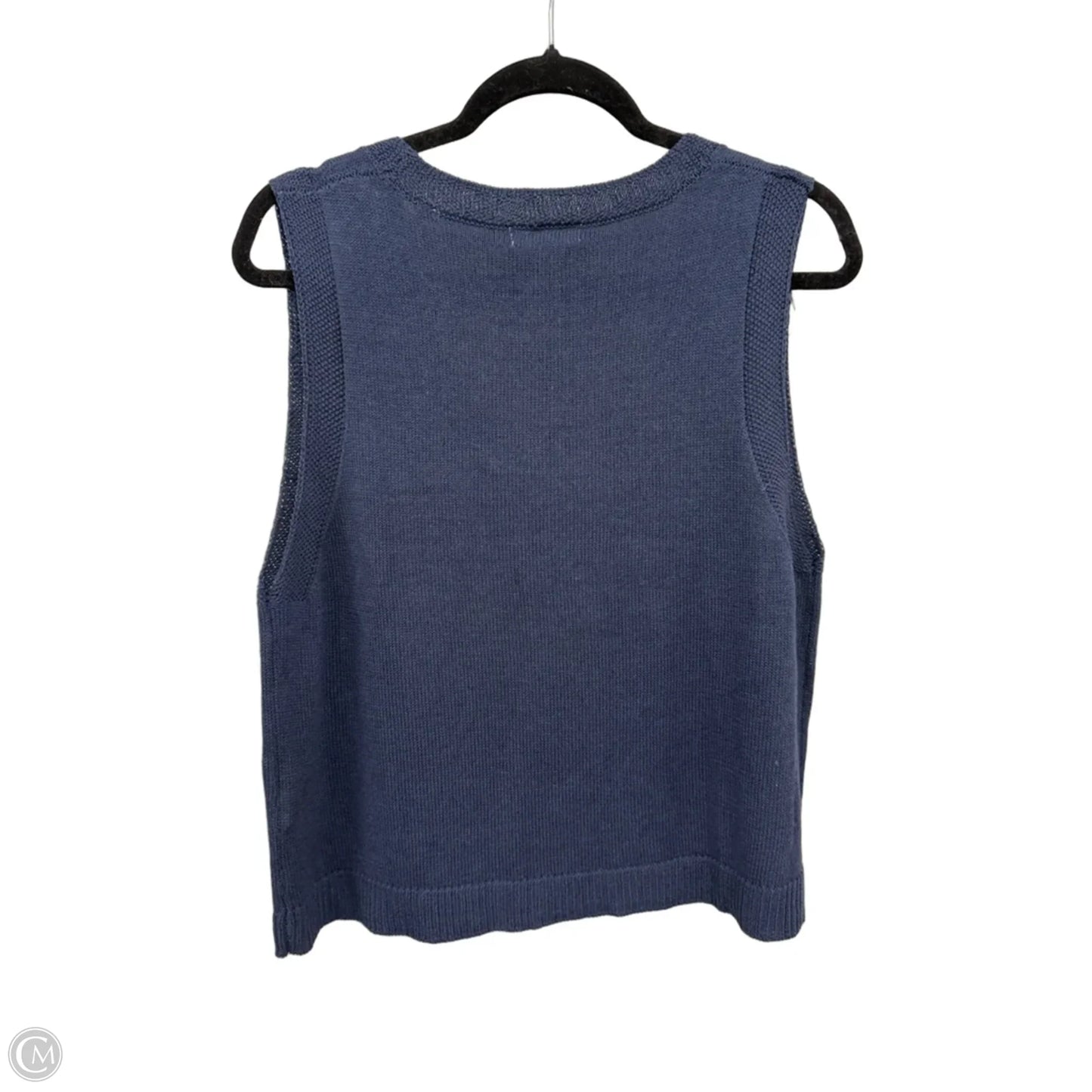 Top Sleeveless By Max Studio In Navy, Size: Xl