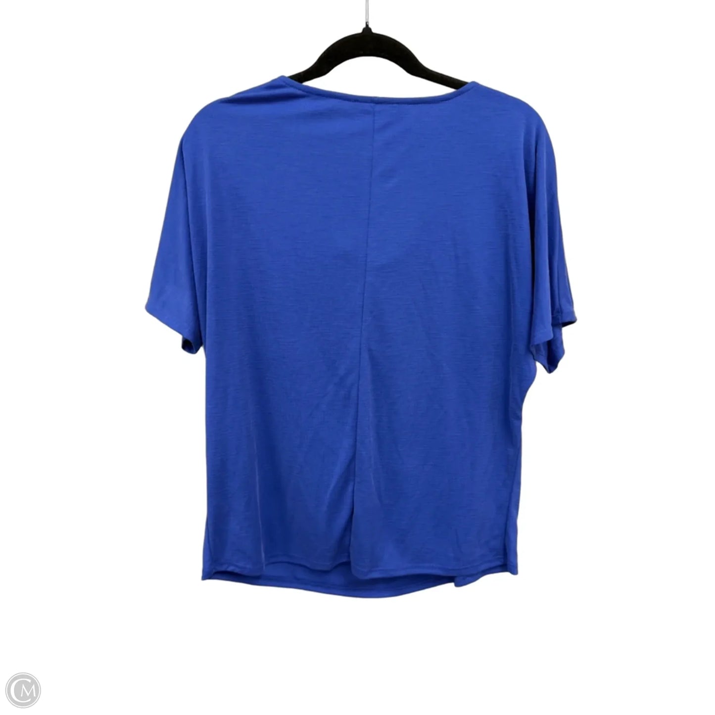 Top Short Sleeve By Green Envelope In Blue, Size: Xl