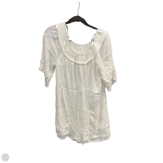 Dress Casual Short By Knox Rose In Cream, Size: Xl