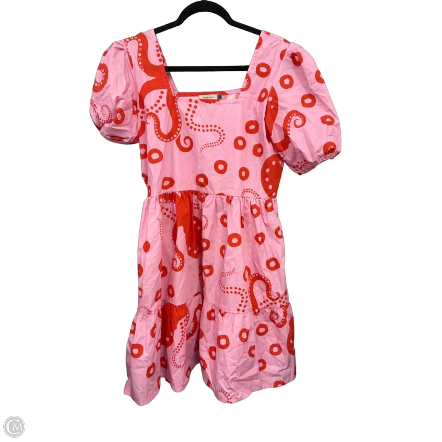 Dress Casual Short By Clothes Mentor In Orange & Pink, Size: M