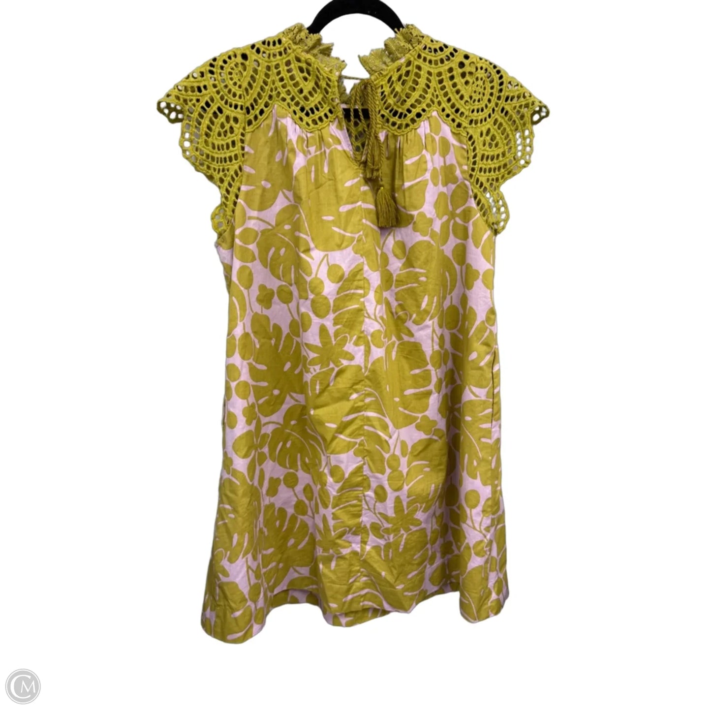 Dress Casual Short By Thml In Gold & Purple, Size: M