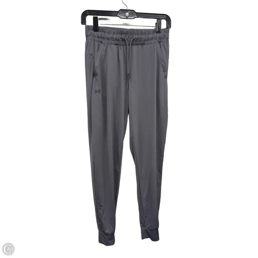 Athletic Pants By Under Armour In Grey, Size: Xs
