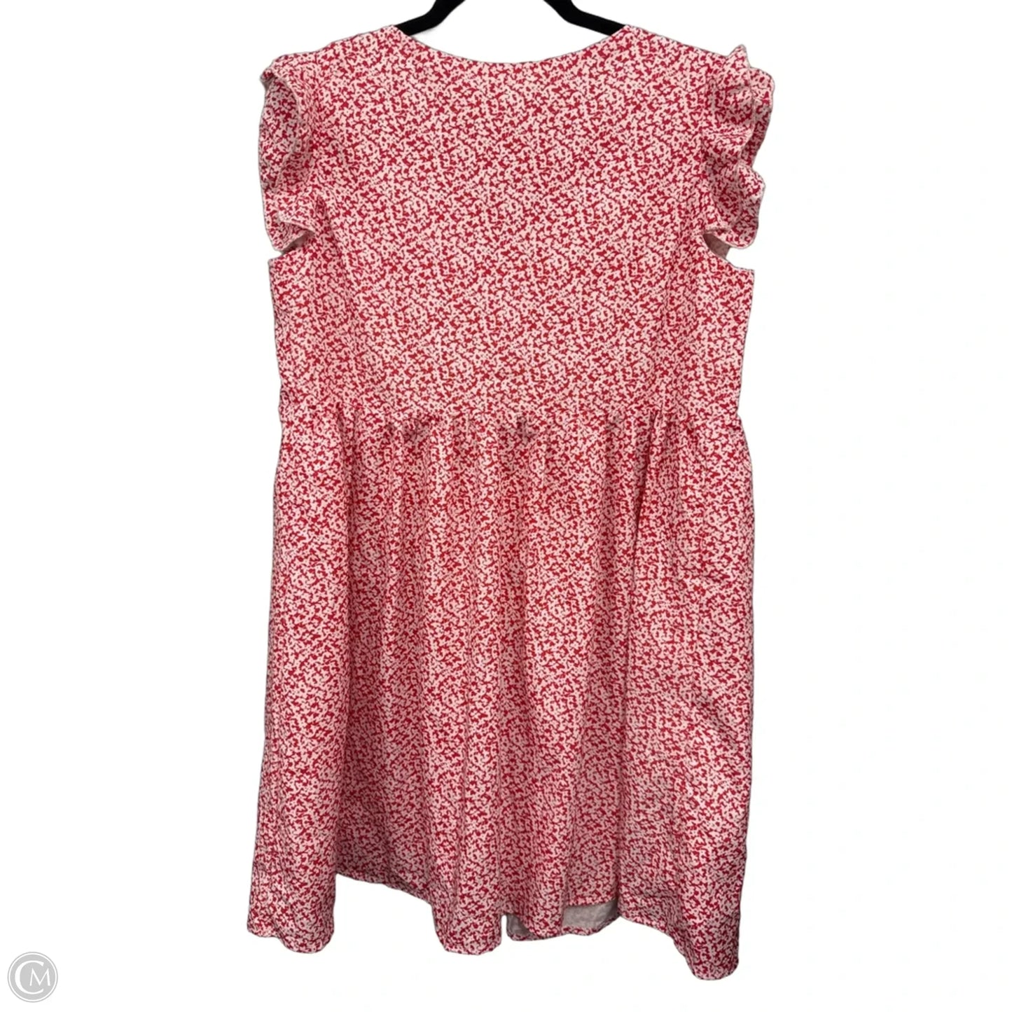 Dress Casual Short By Clothes Mentor In Red & White, Size: M