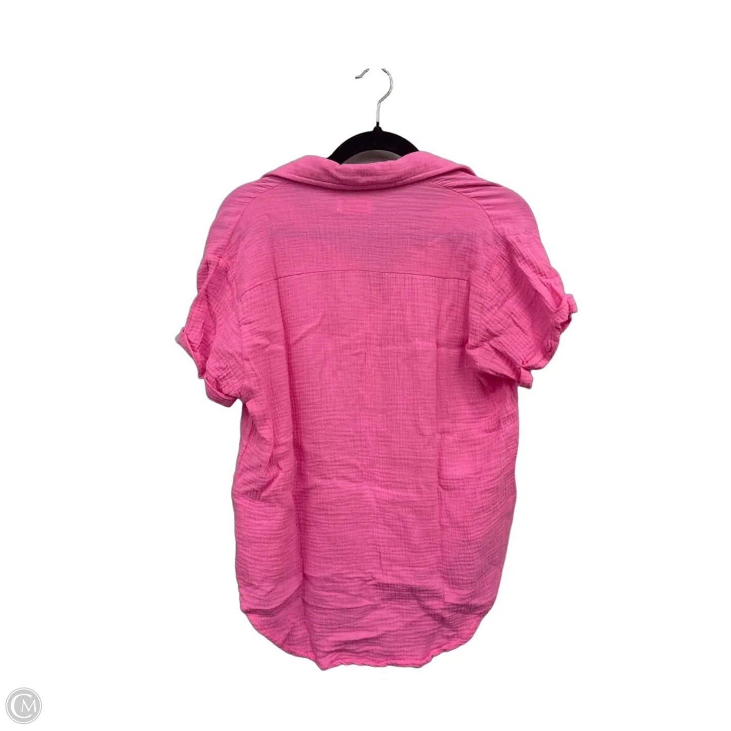 Top Short Sleeve By Pink Lily In Pink, Size: S