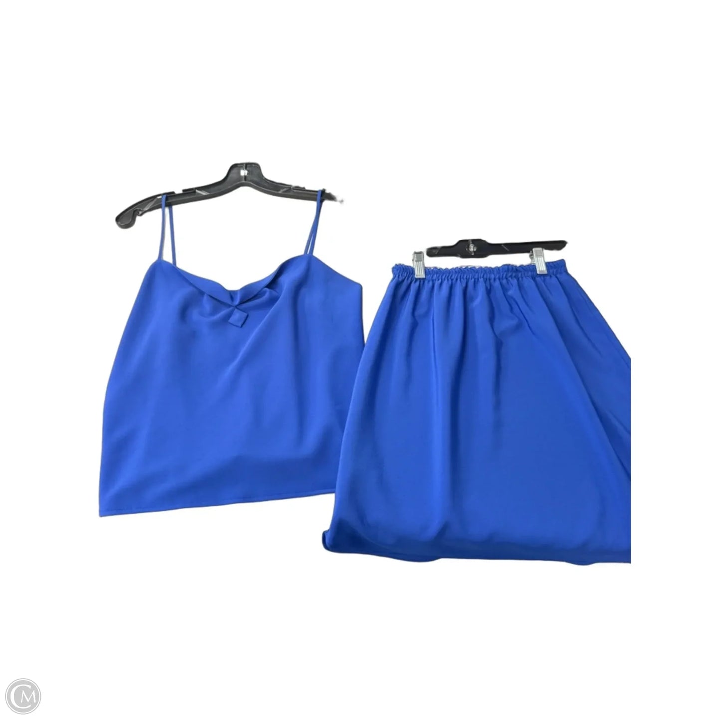 Skirt Set 2pc By Cmb In Blue, Size: S