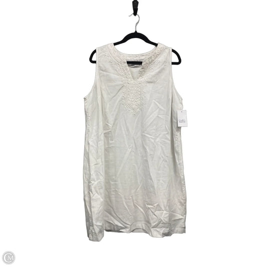 Dress Casual Short By Croft And Barrow In White, Size: Xl