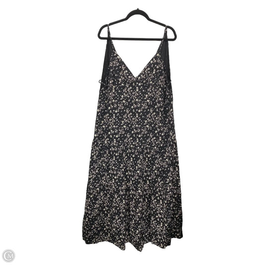 Dress Casual Maxi By Haani In Black & Cream, Size: L