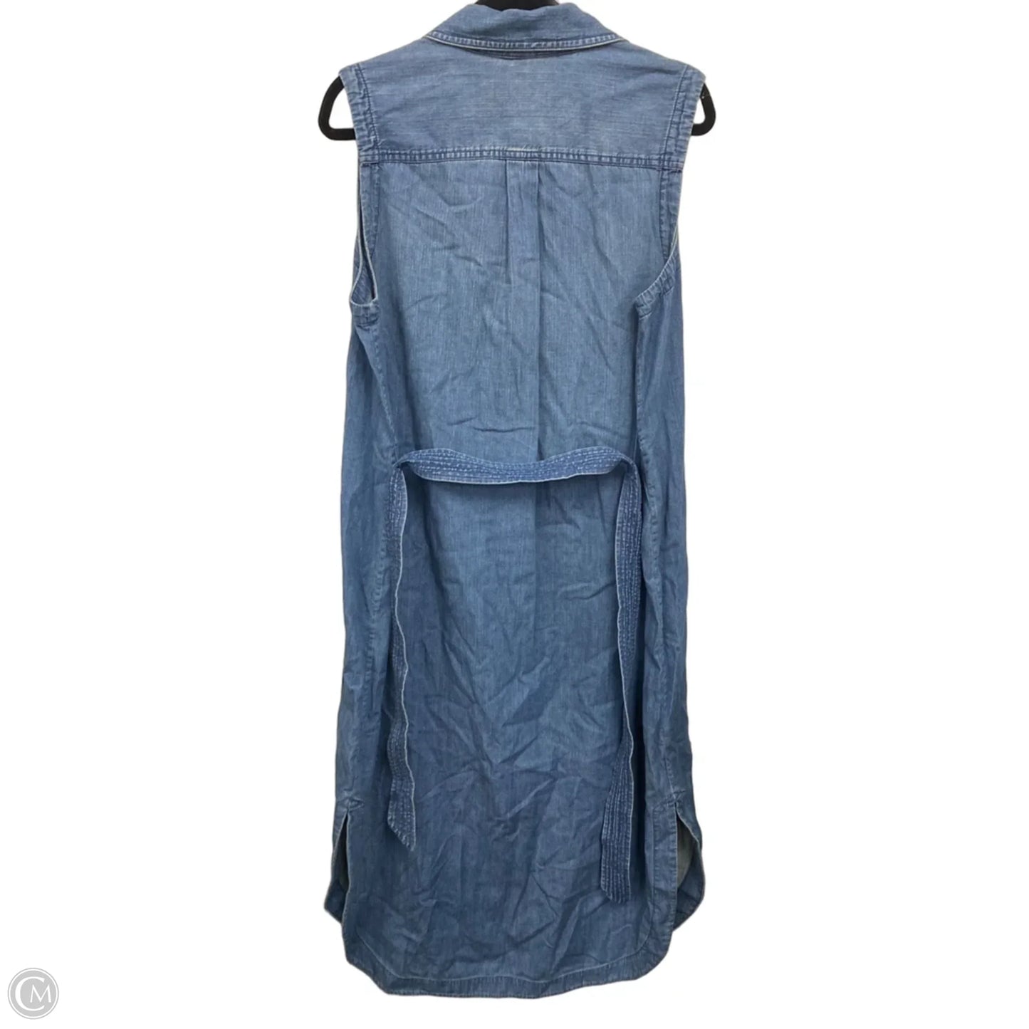 Dress Casual Midi By Chaps In Blue, Size: Xl