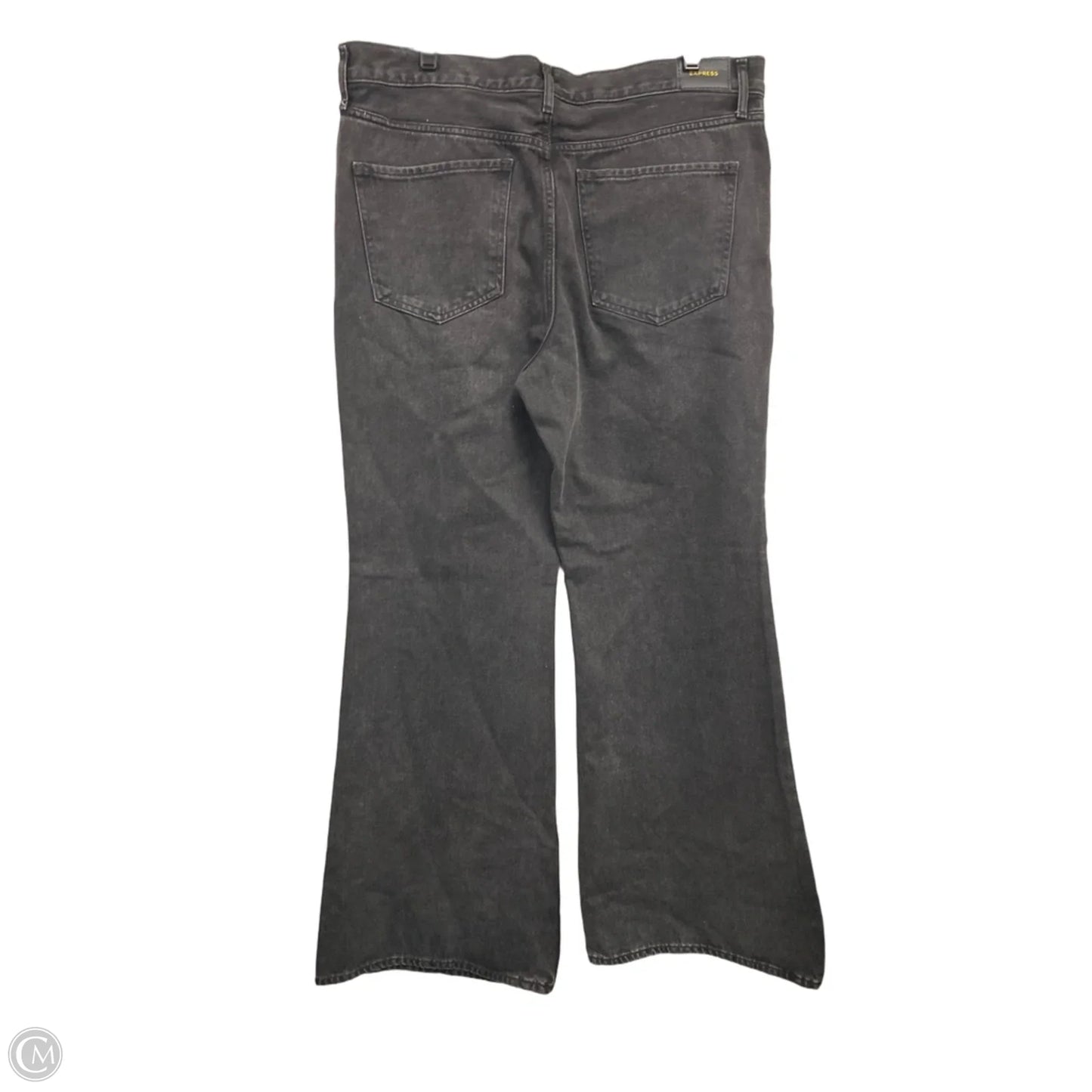 Jeans Flared By Express In Black, Size: 14