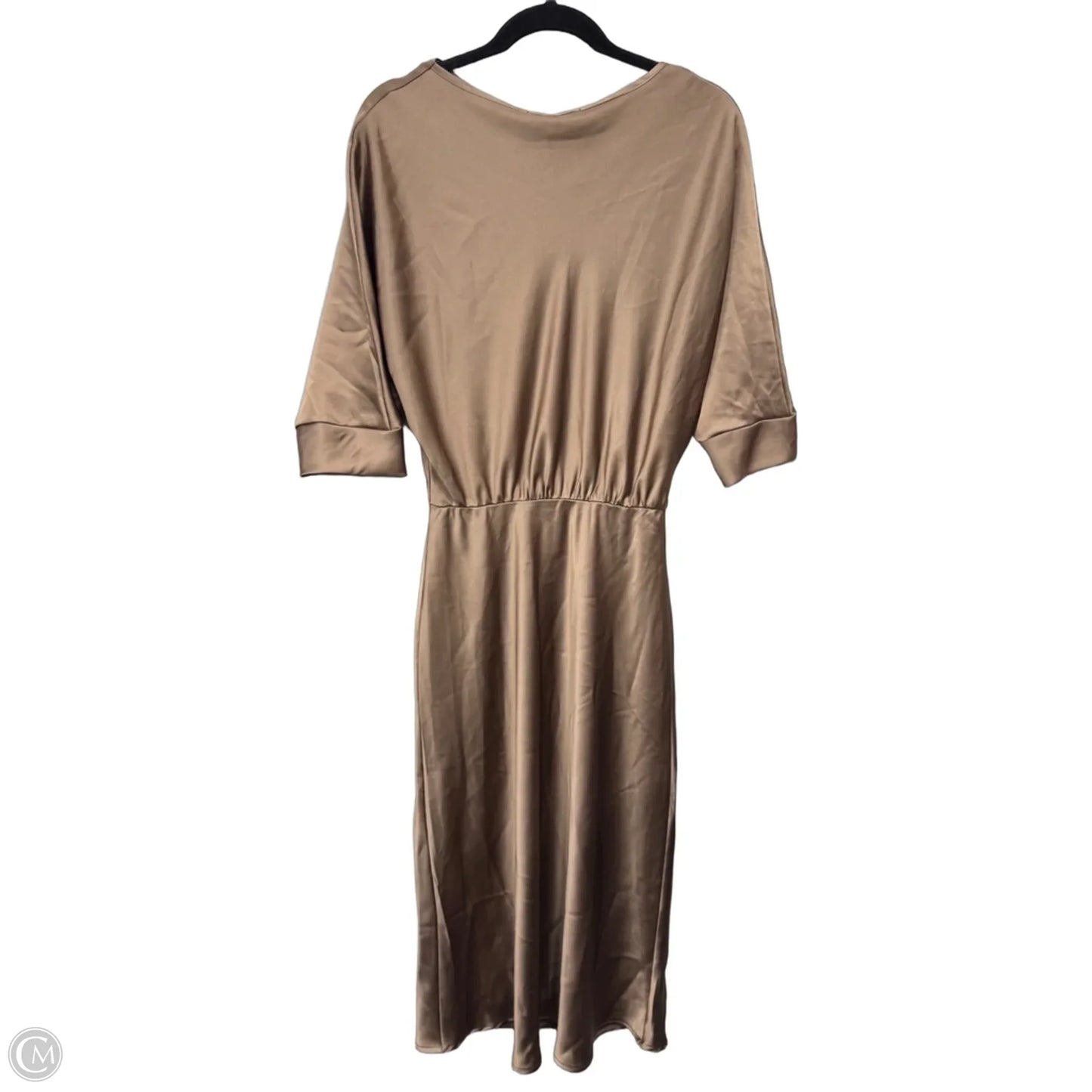Dress Casual Midi By Renee C In Tan, Size: M