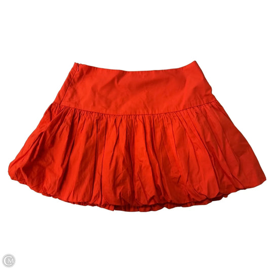 Skirt Mini & Short By Divided In Orange, Size: M