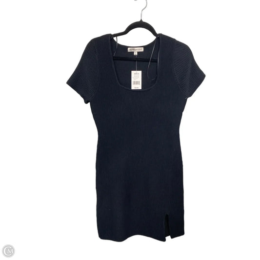 Dress Sweater By Madden Girl In Black, Size: L