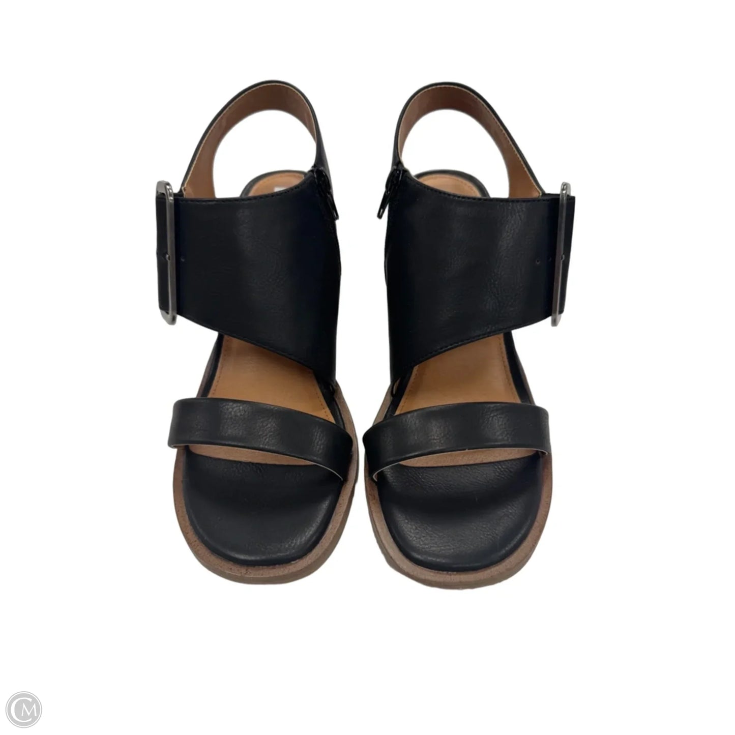 Sandals Heels Platform By So In Black, Size: 8.5