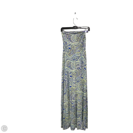 Dress Casual Midi By Limited In Purple & Yellow, Size: Xs