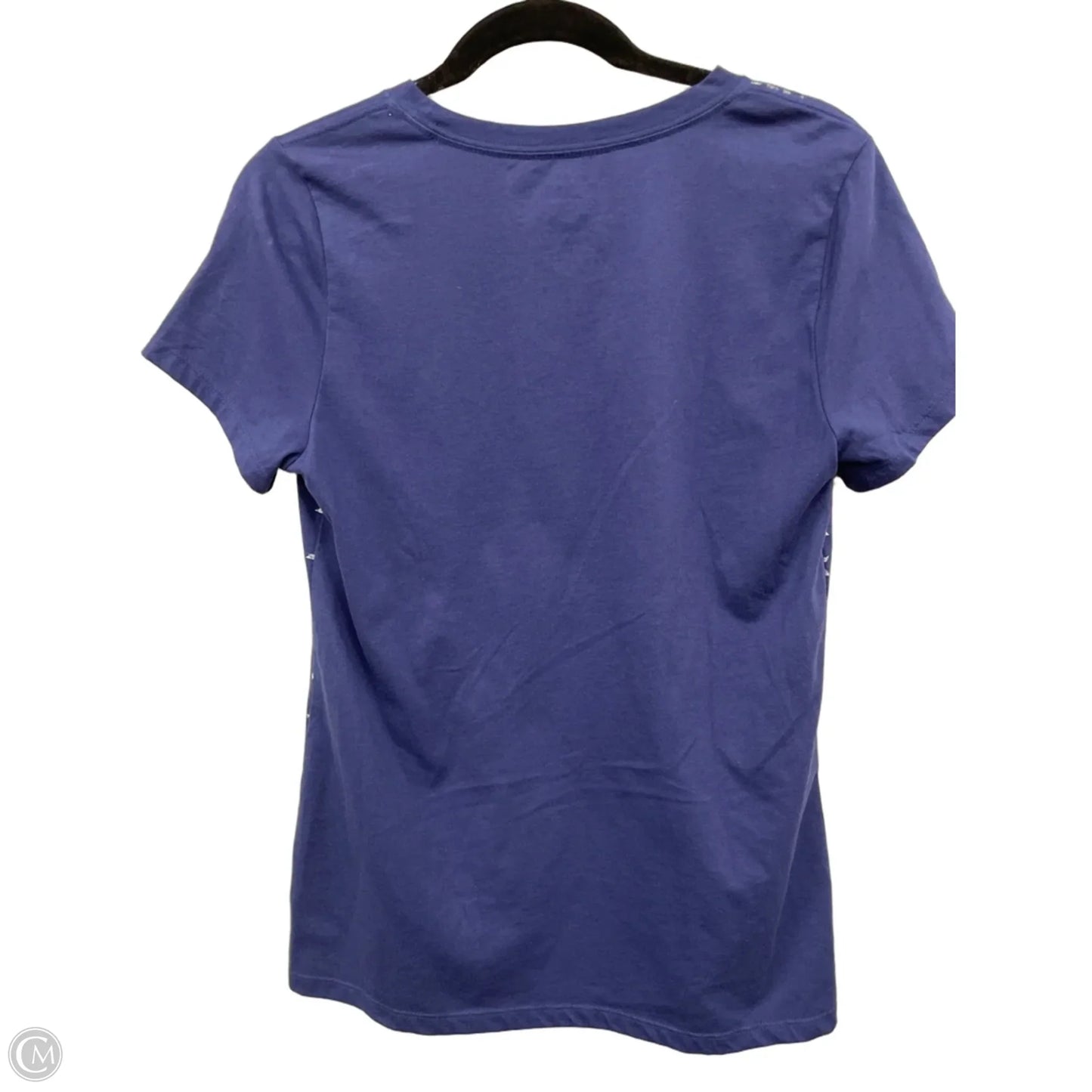 Top Short Sleeve Basic By Sonoma In Blue & Red & White, Size: M