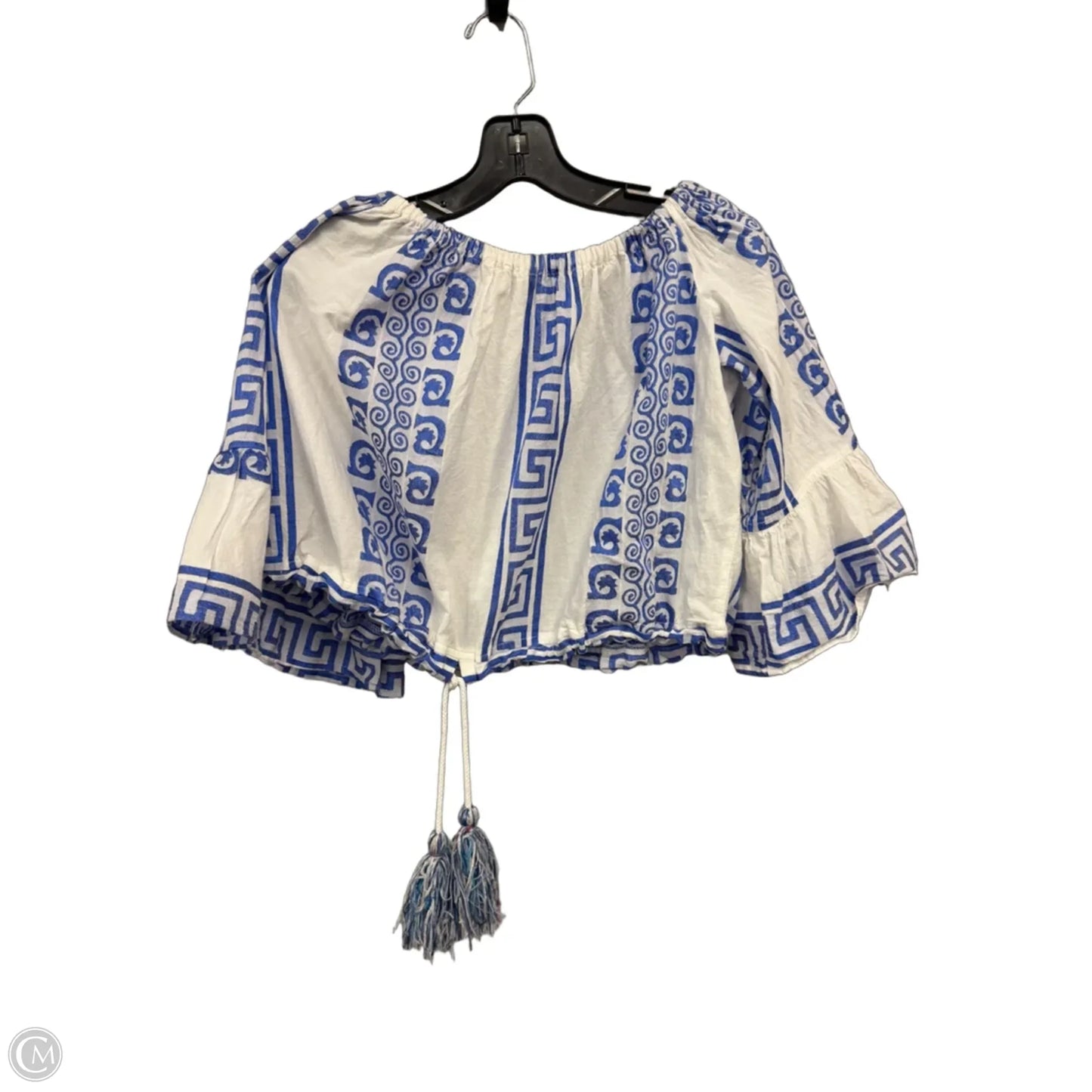 Skirt Set 2pc By Clothes Mentor In Blue & White, Size: S