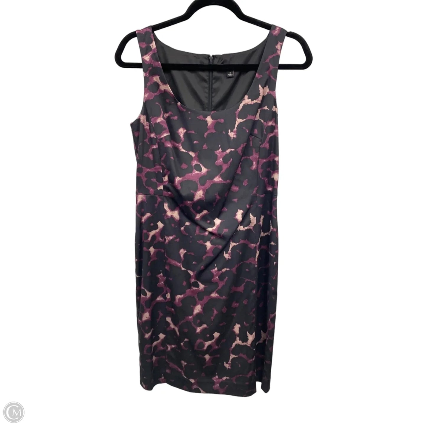 Dress Casual Short By Ann Taylor In Black & Pink, Size: 6