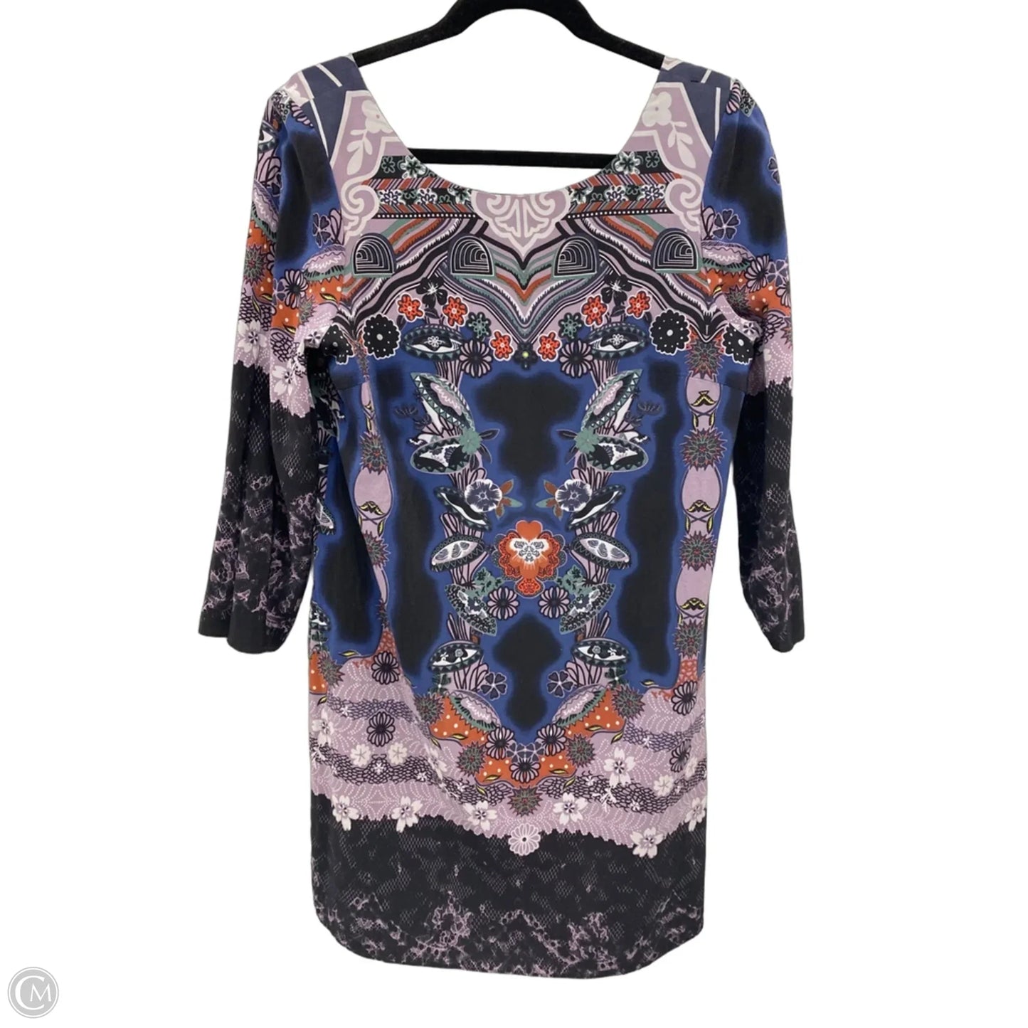 Dress Casual Short By Tibi In Black & Purple, Size: 10
