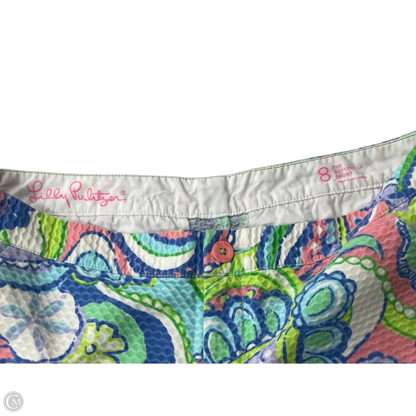 Shorts Designer By Lilly Pulitzer In Blue & Pink, Size: 8
