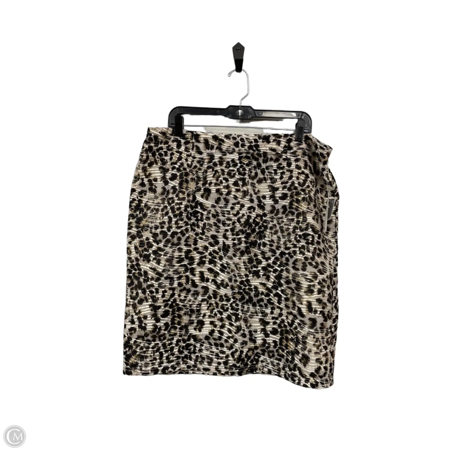 Skirt Mini & Short By Zac And Rachel In Black & Cream, Size: Xl
