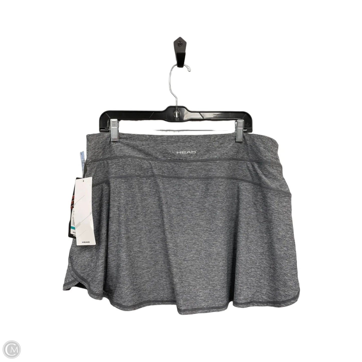 Athletic Skort By Head In Grey, Size: Xl