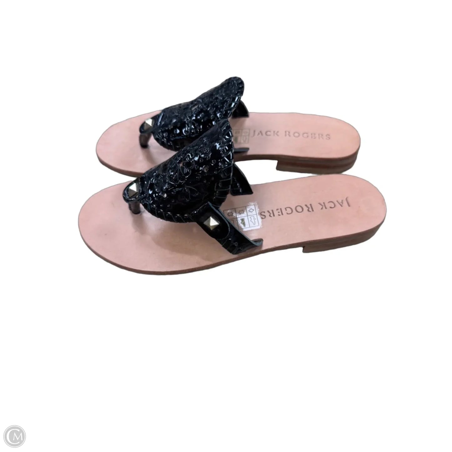 Sandals Flats By Jack Rogers In Black, Size: 6