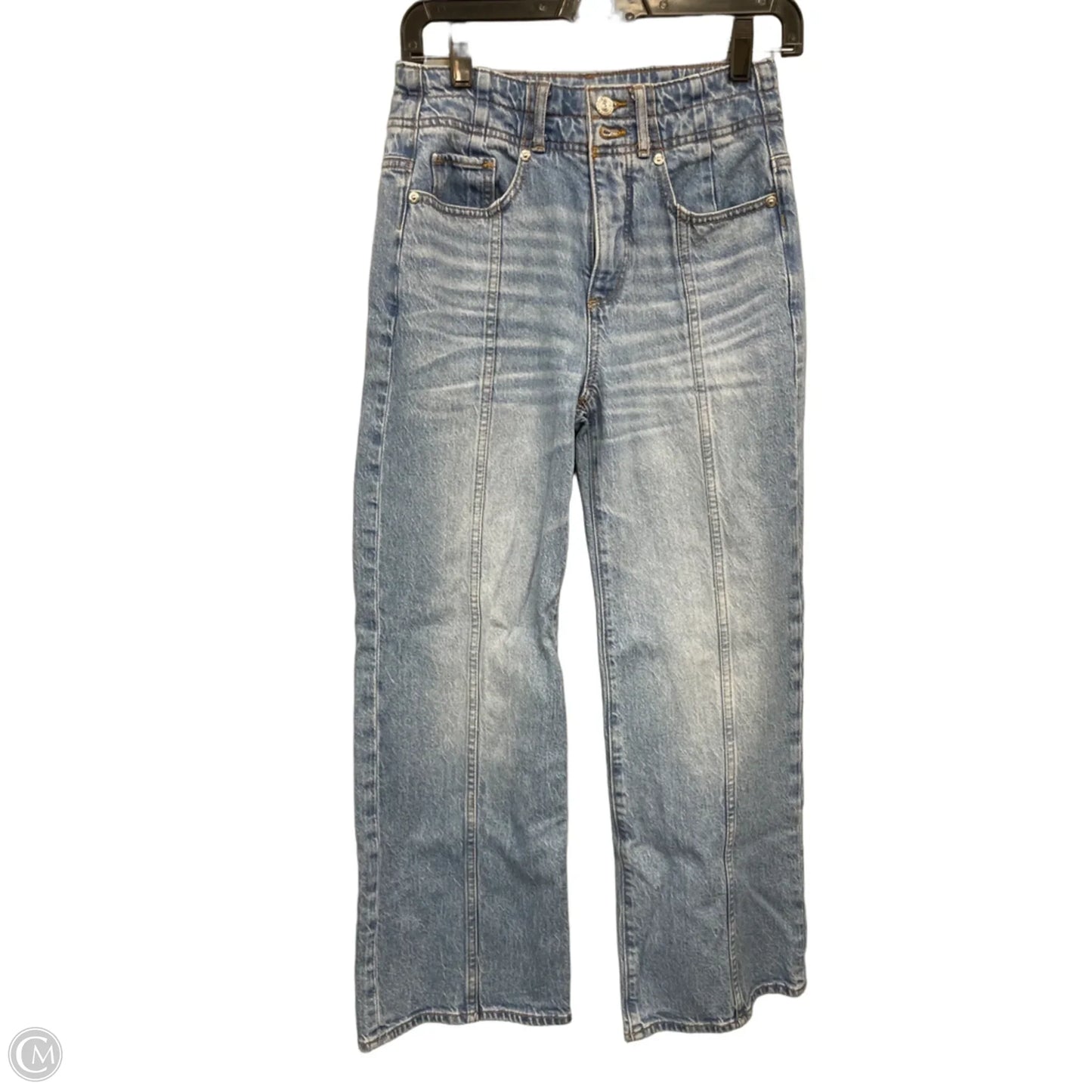 Jeans Wide Leg By Loft In Blue, Size: 2