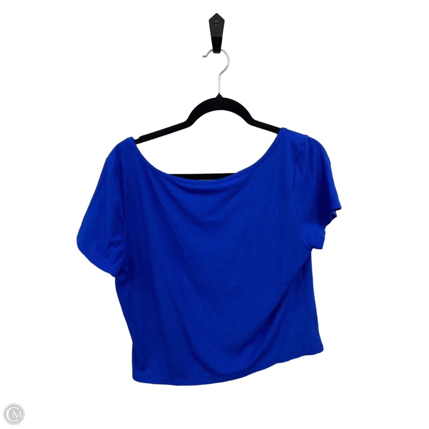 Top Short Sleeve By Express In Blue, Size: Xl