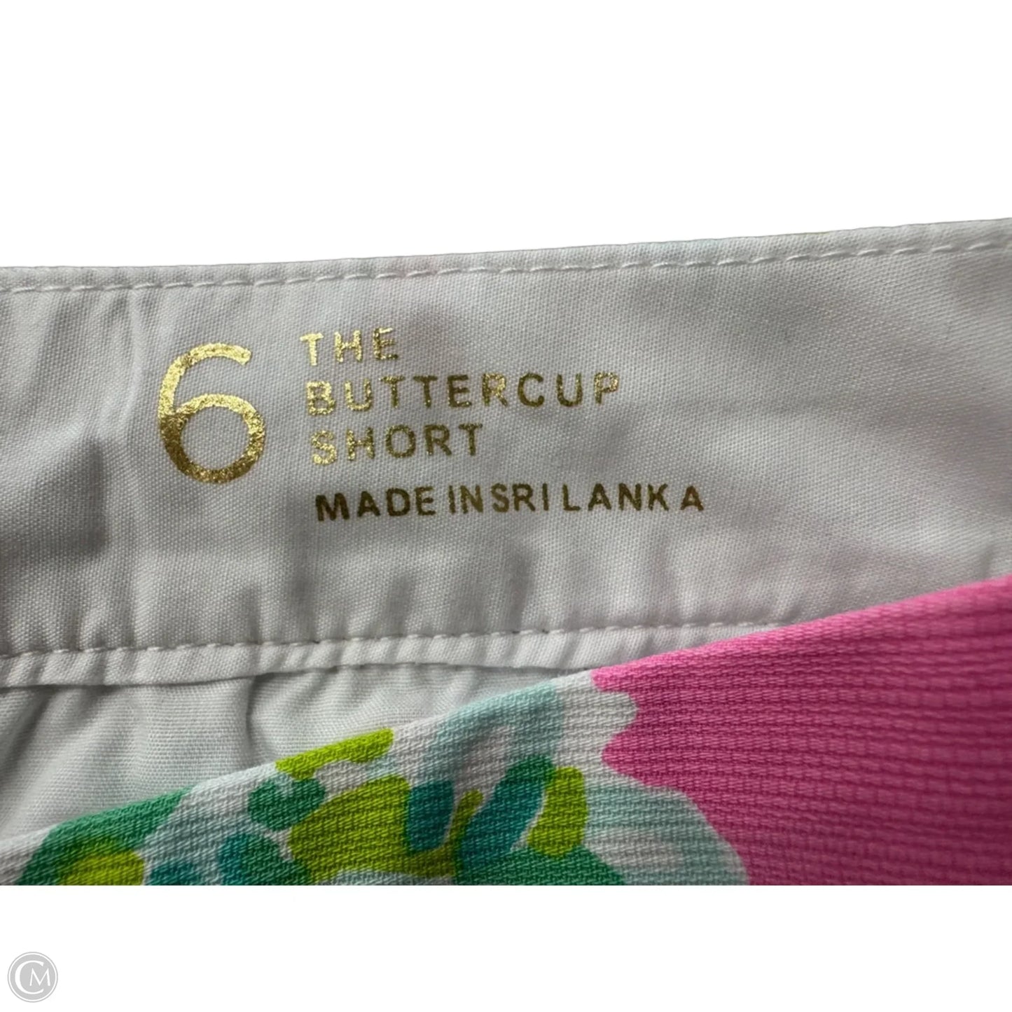 Shorts Designer By Lilly Pulitzer In Green & Pink, Size: 6