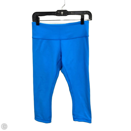 Athletic Leggings Capris By Lululemon In Blue, Size: 6