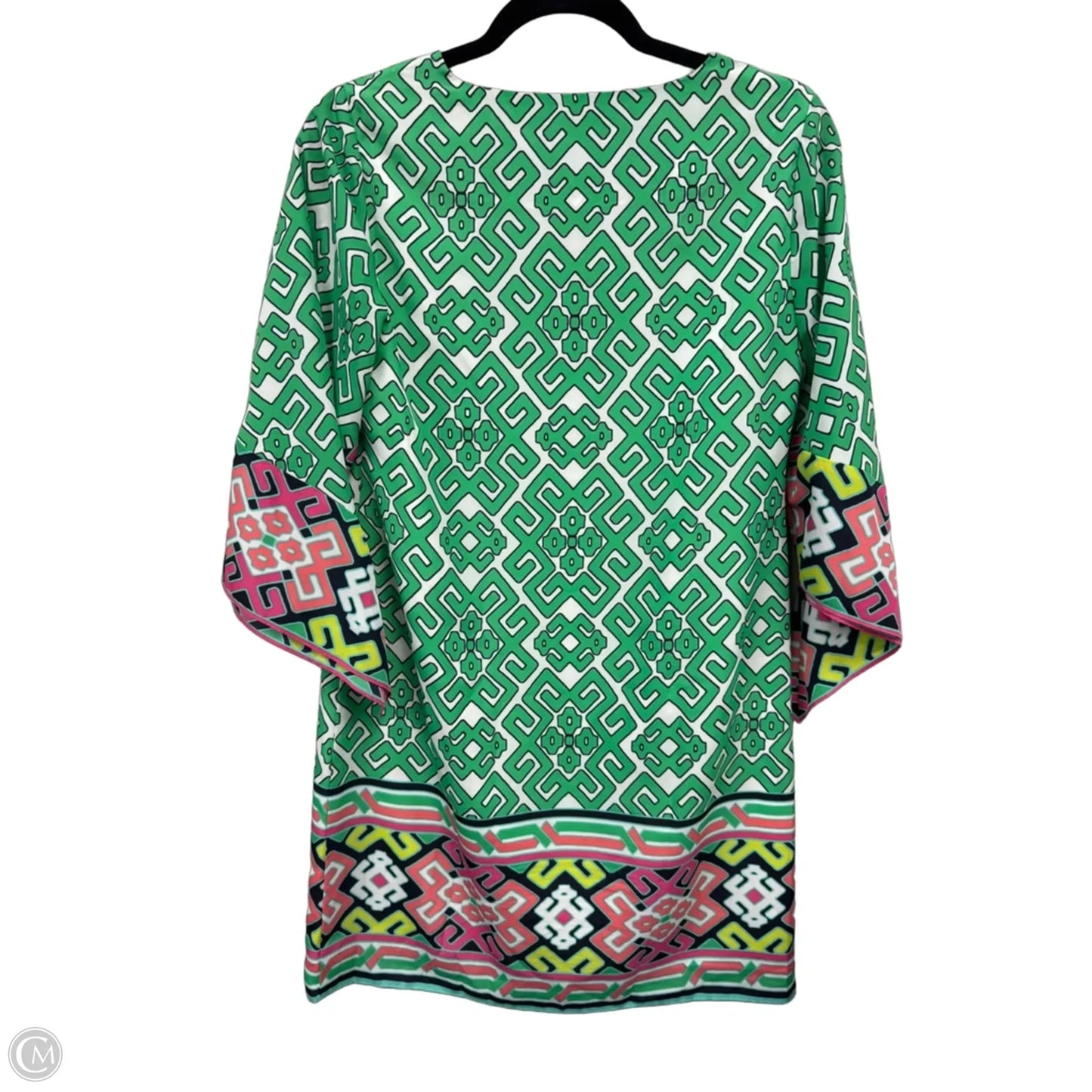 Dress Casual Short By Crown And Ivy In Green & Pink, Size: 6p