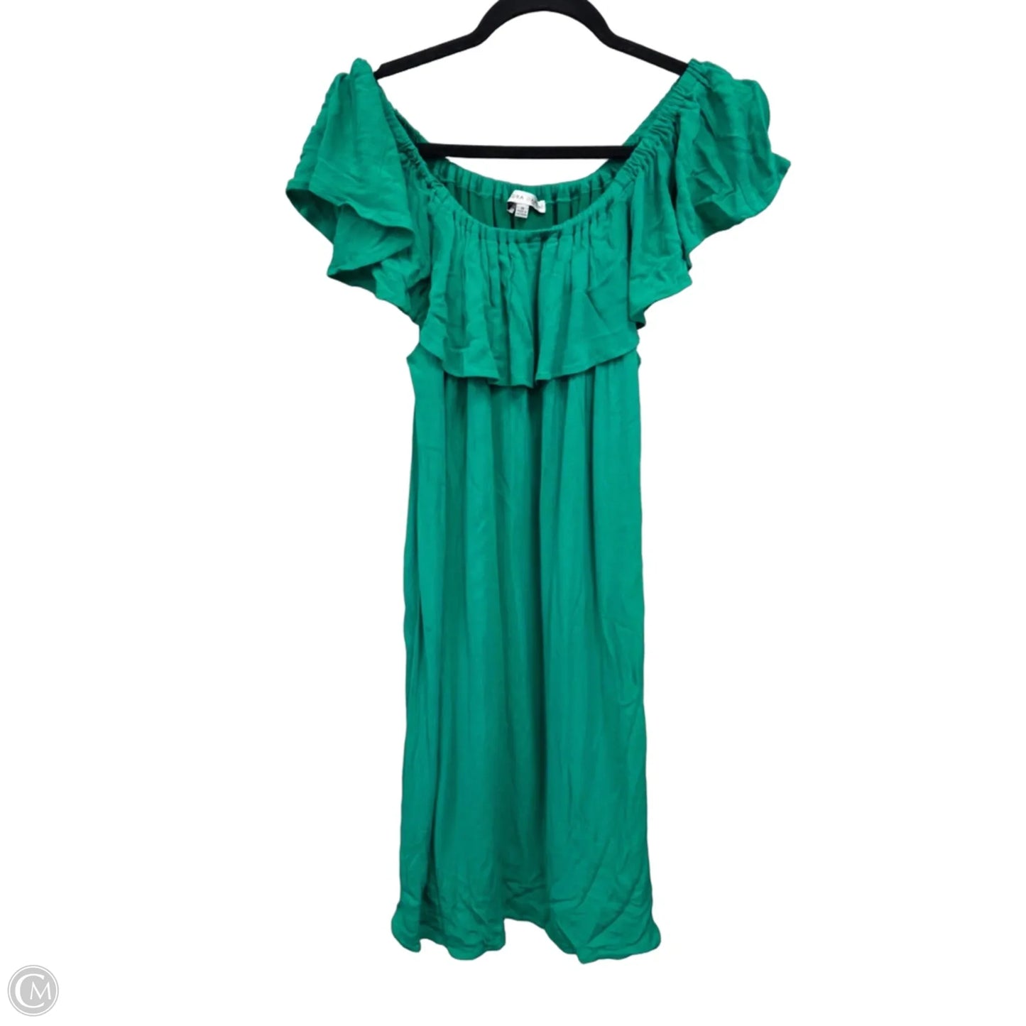 Dress Casual Short By Sandra Darren In Green, Size: 0