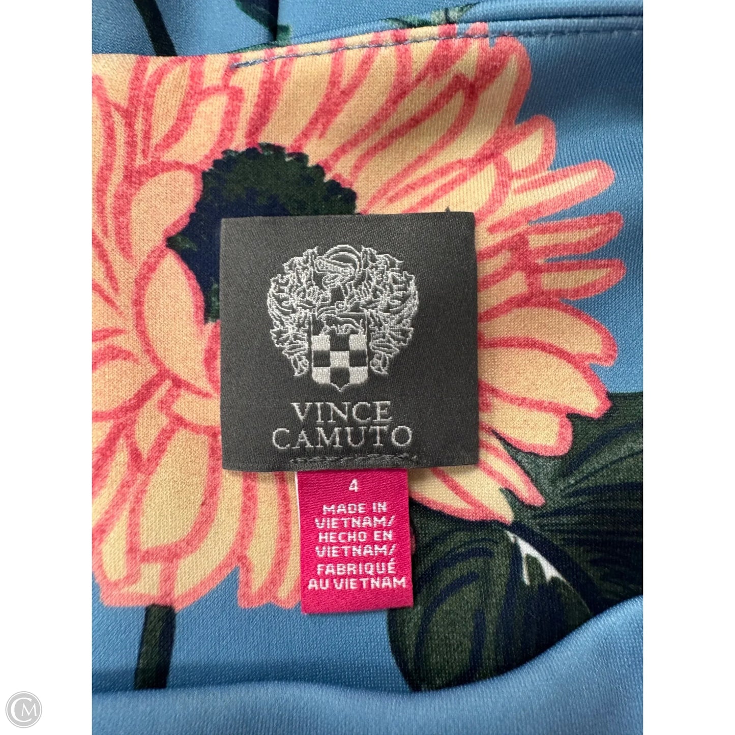 Dress Casual Short By Vince Camuto In Blue & Pink, Size: 4