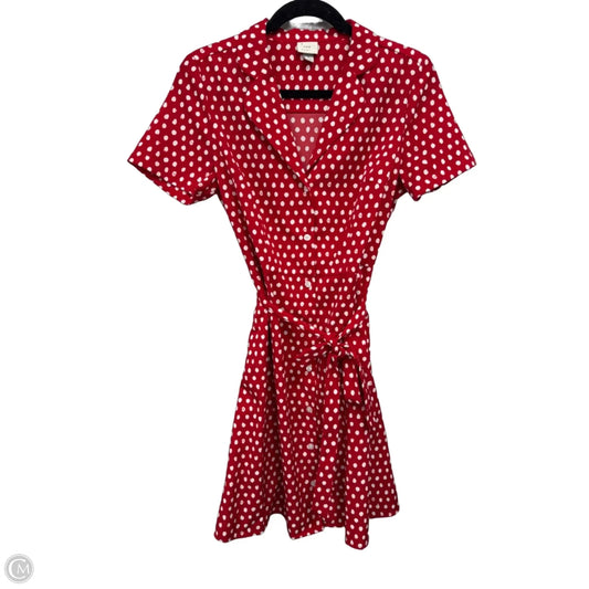 Dress Casual Short By A New Day In Red & White, Size: S