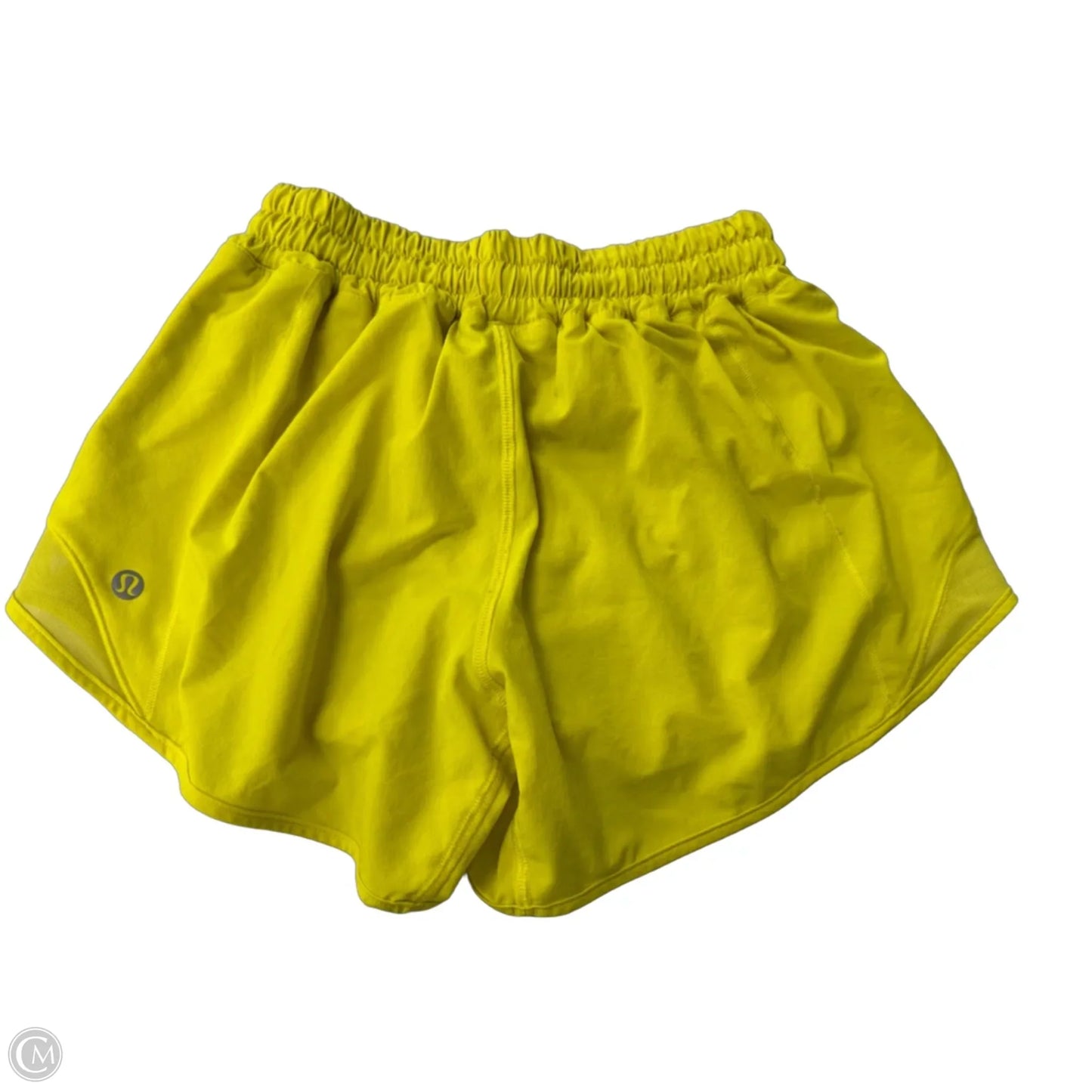 Athletic Shorts By Lululemon In Yellow, Size: 2