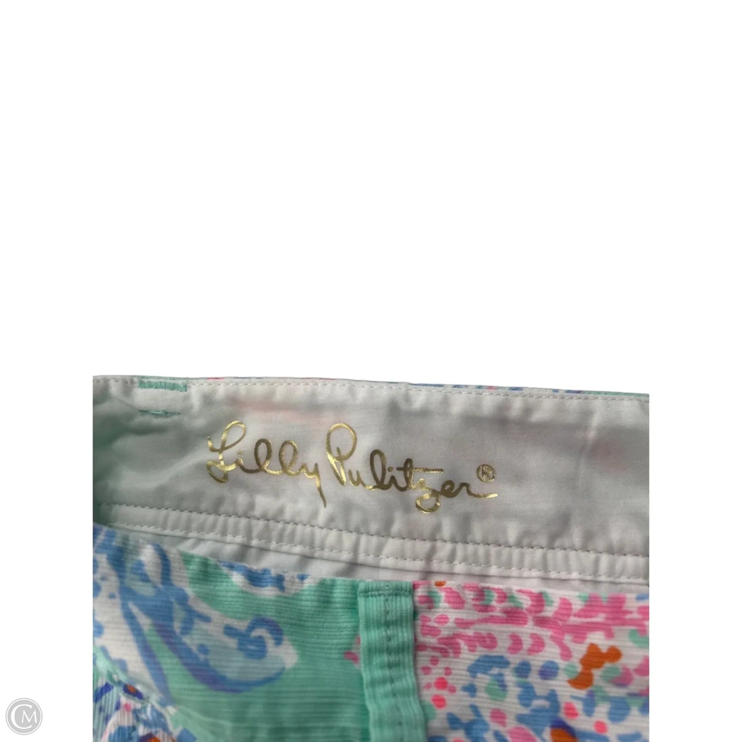 Shorts Designer By Lilly Pulitzer In Green & Pink, Size: 8