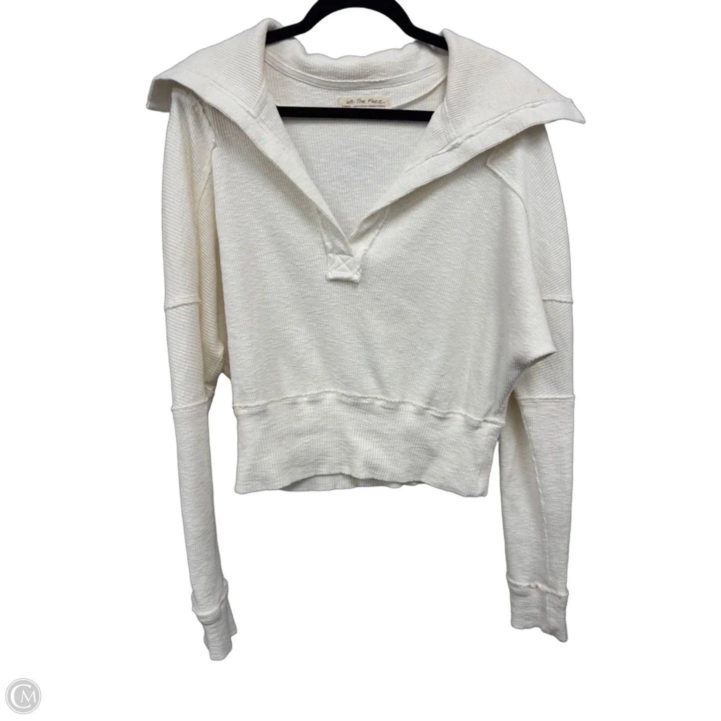 Top Long Sleeve By We The Free In Cream, Size: Xs