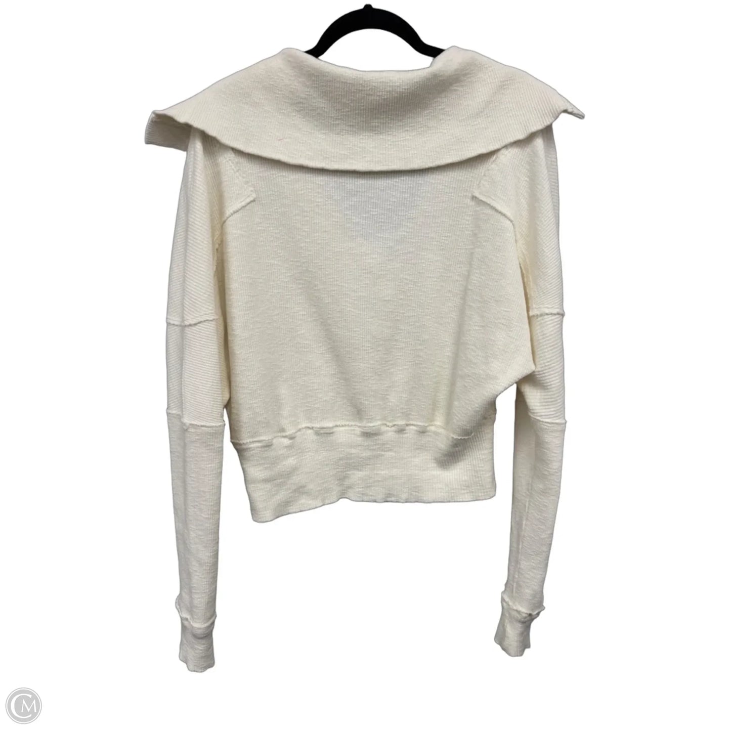 Top Long Sleeve By We The Free In Cream, Size: Xs