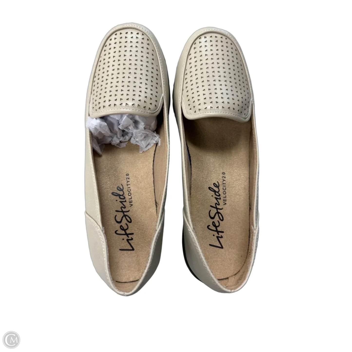 Shoes Heels Wedge By Life Stride In Tan, Size: 6.5