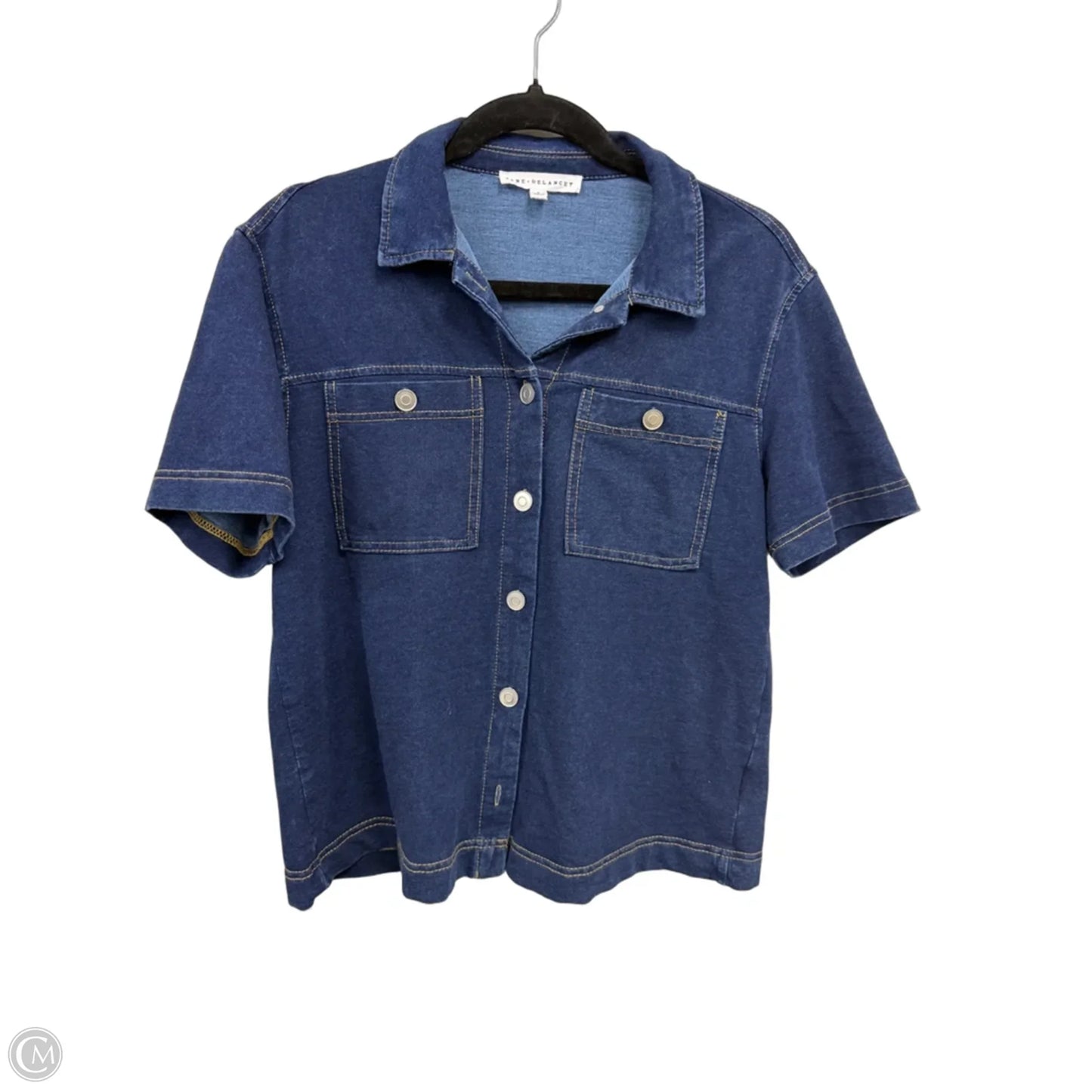 Top Short Sleeve By Jane And Delancey In Navy, Size: S