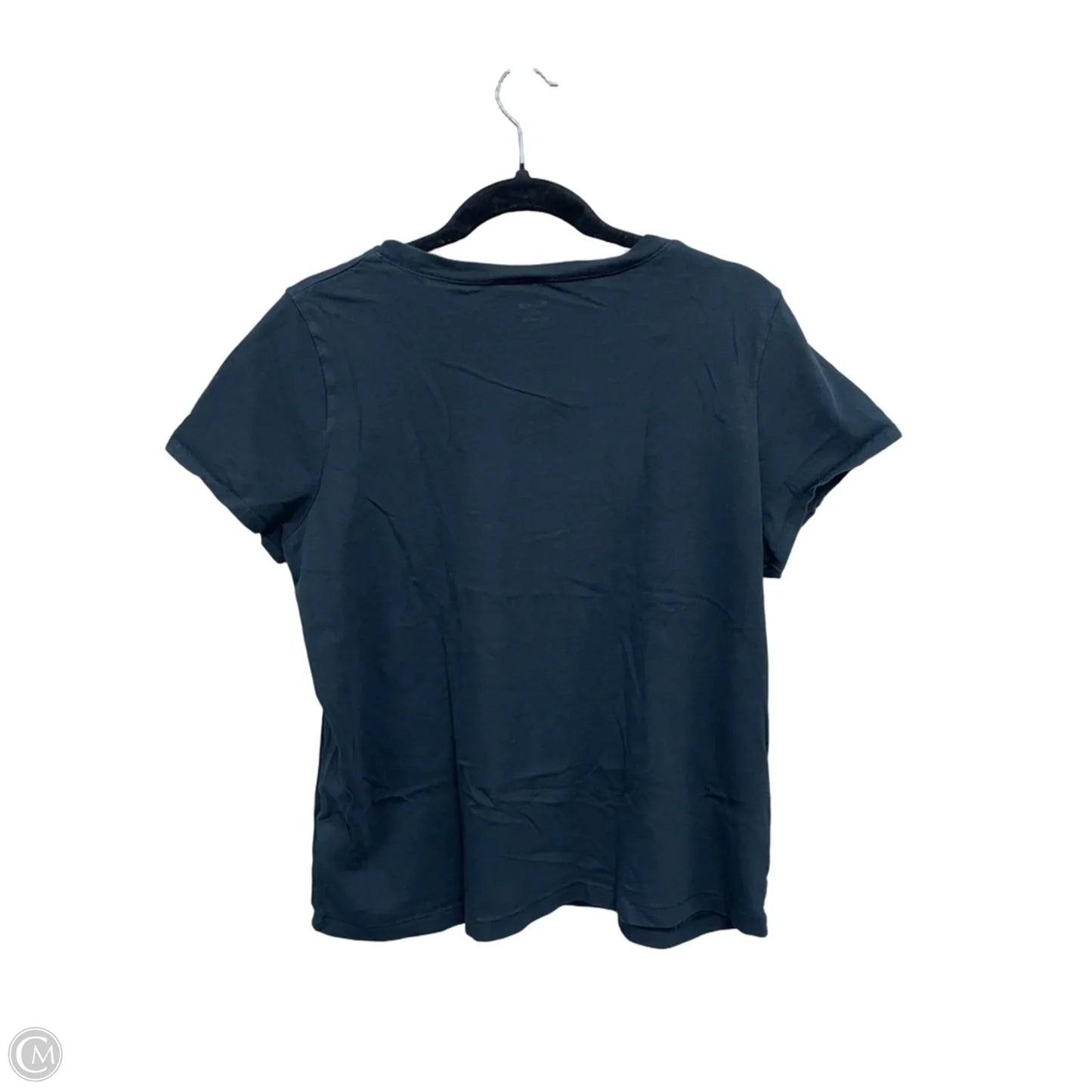 Top Short Sleeve Basic By Madewell In Black, Size: L