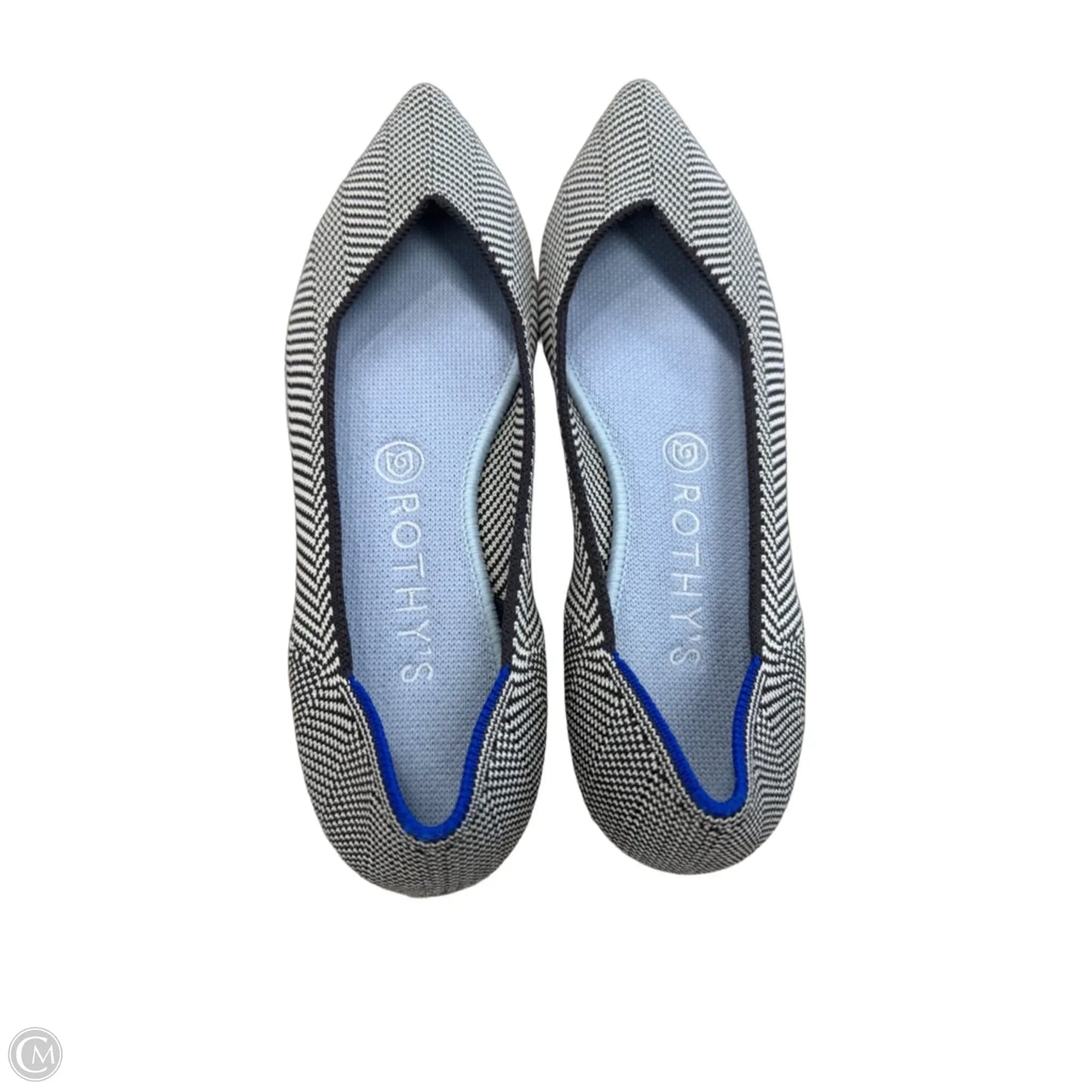 Shoes Flats By Rothys In Black & White, Size: 8