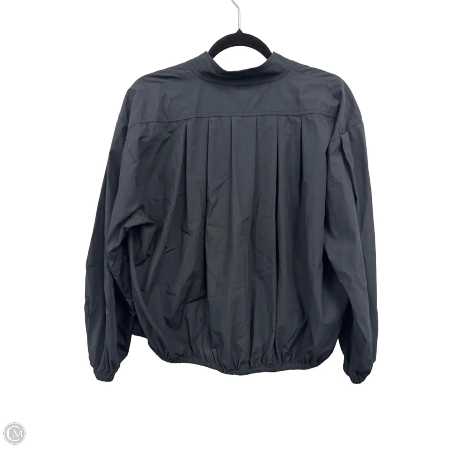 Top Long Sleeve By Banana Republic In Black, Size: L