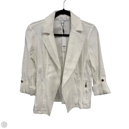 Jacket Other By Chicos In Cream, Size: 4